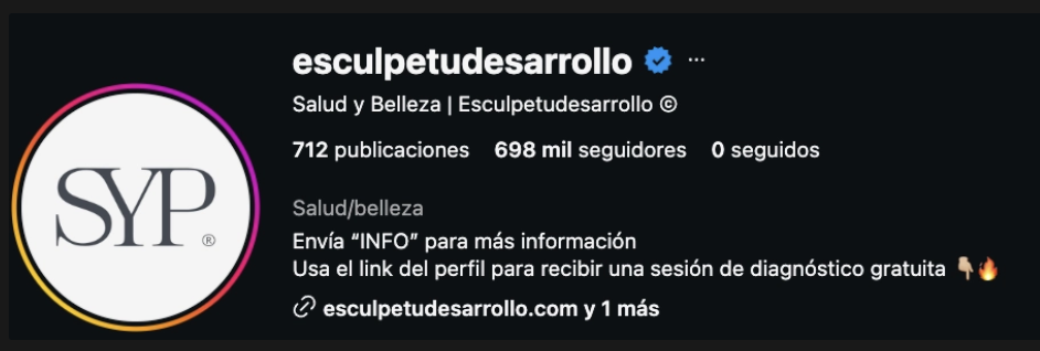 Esculpe tu Desarrollo — Instagram